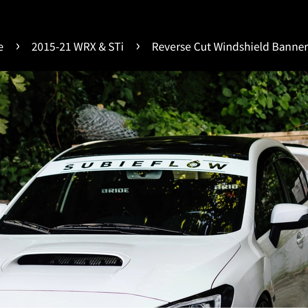 wrx 2015-2021 reverse cut banner subieflow
